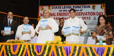 Chief Minister Shri Naveen Patnaik at the National Energy Conservation Day at Jayadev BhawanDate-14-Dec-2012