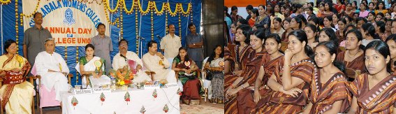 Naveen Patnaik at the Annual Function of Saila Bala Womens College Students Union at Cuttack.
