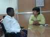 MLA Dambaru Sisa in A secret discussion between film star n chairman OFDC