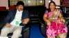 Odisha Tribal Affairs Minister Sudam Marandi and his wife at a function in Bhubaneswar.