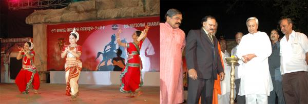 Naveen Patnaik Inaugurating Kharvela Festival at Khandagiri.