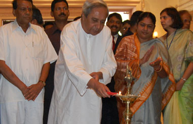 Chief Minister Naveen Patnaik lays foundation of seven projects in Ganjam district