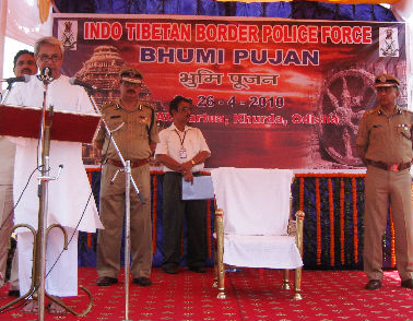 CM lays foundation stone of Indo-Tibet Border Police at Khurdha