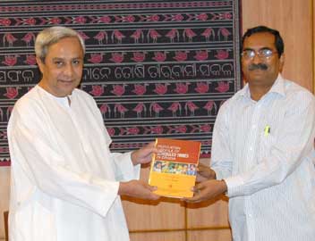 Naveen Patnaik releases Book on Orissa tribals