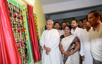 Chief Minister Shri Naveen Patnaik inaugurating new N.A.C. Office Building at at Pipili Date-05-Dec-2012