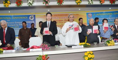 Chief Minister Shri Naveen Patnaik at the International Conference on Swarm, Evolution and Memetic Computing (SEMCCO) and Fuzzy and Neural Computing (FANCCO) at ITER Conference HallDate-20-Dec-2012