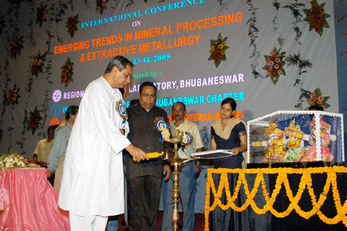 Naveen Patnaik inaugurating the  International Conference on Mineral Processing and  Extractive Metallurgy at RRL, Bhubaneswar.