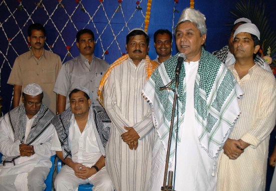Naveen Patnaik  at the Iftar party organized by BJD Minority Cell at Bhubaneswar.
