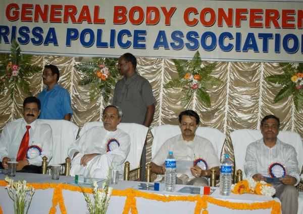 Chief Minister Shri Naveen Patnaik attending General Body Conference of Orissa Police Association at Cuttack.