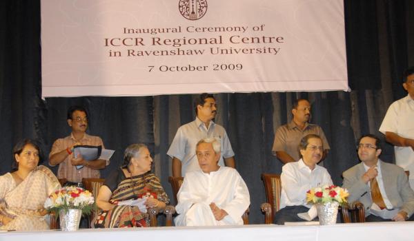 Naveen Patnaik at the Inaugural Ceremony of ICCR Regional Center in Revenshaw University.